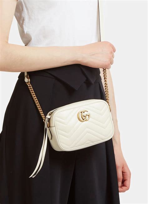 gucci matelasse mini white|Gucci matelasse shoulder bag.